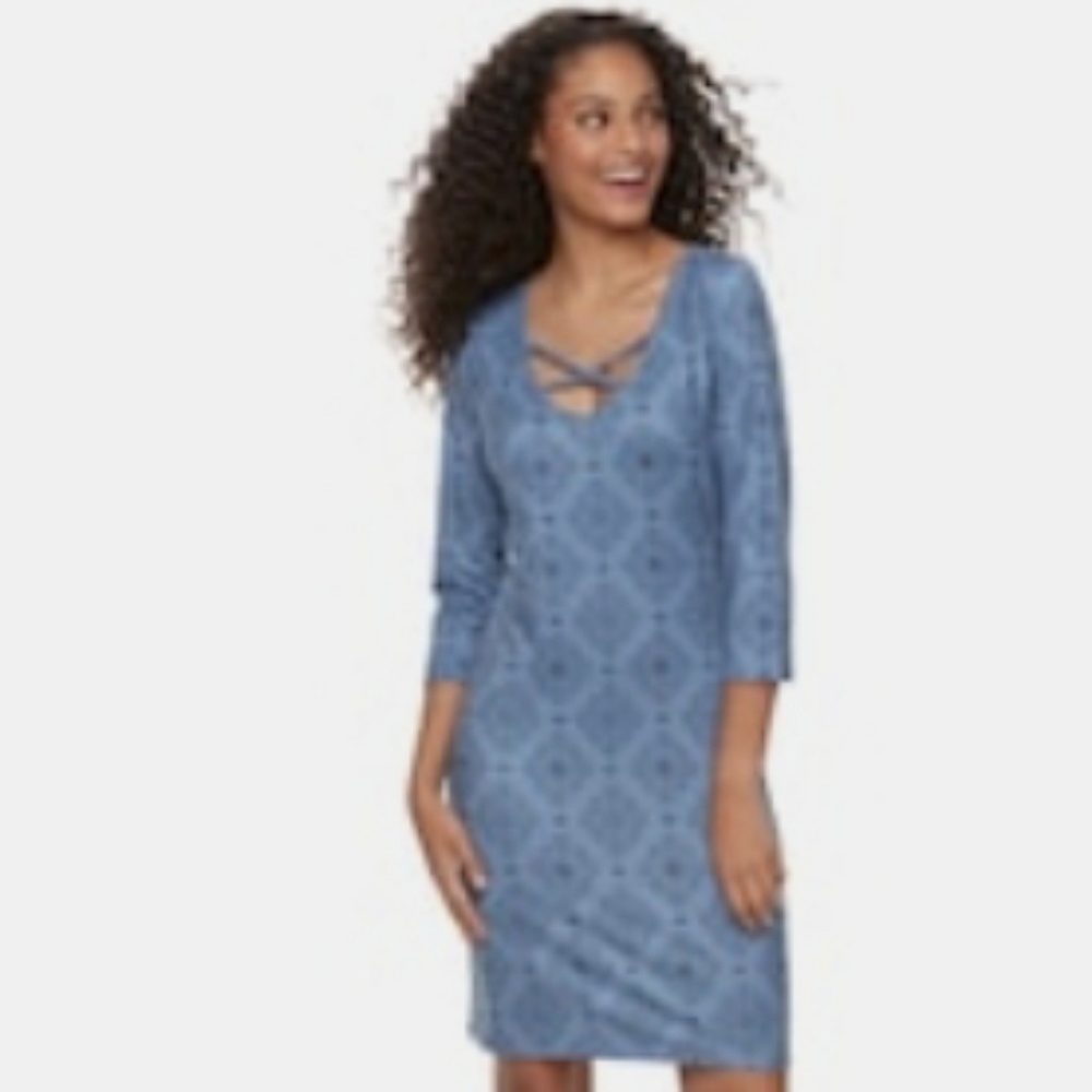 Cross front Bodycon dress